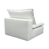 Cali Performance Fabric Modular Armless Chair - Pearl