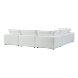 Cali 5-Piece Performance Fabric Modular L-Sectional - Pearl