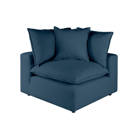 Cali Performance Fabric Modular Corner Chair - Navy