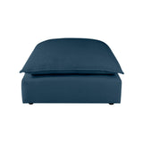 Cali Performance Fabric Ottoman - Navy