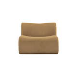 Zenith Latte Brown Performance Velvet Armless Chair