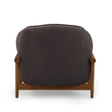 Piedmont Upcycled Contract-Grade Chenille Accent Chair - Grey