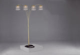 Rain Drop Arc Gold 84" Floor Lamp - Crown Mark | Olivia Furniture