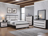 Remington Black/White Dresser Mirror (Mirror Only) - Crown Mark | Olivia Furniture