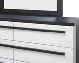 Remington Black/White Dresser Mirror (Mirror Only) - Crown Mark | Olivia Furniture