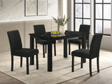 Resia Black Dining Chair, Set of 4 - Crown Mark | Olivia Furniture