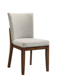 Salerno Beige/Brown Dining Side Chair, Set of 2 - Crown Mark | Olivia Furniture