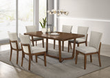 Salerno Beige/Brown Dining Side Chair, Set of 2 - Crown Mark | Olivia Furniture
