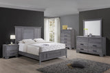 Sarter Gray Bedroom Mirror (Mirror Only) - Crown Mark | Olivia Furniture