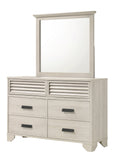 Sarter White Mirror (Mirror Only) - Crown Mark | Olivia Furniture
