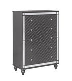 Refino Gray LED Panel Bedroom Set - OLIVIA FURNITURE