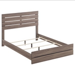Brantford Barrel Oak Storage Platform Bedroom Set