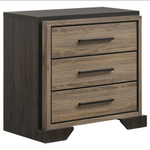 Baker Brown/Light Taupe Panel Bedroom Set