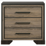 Baker Brown/Light Taupe Panel Bedroom Set