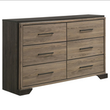 Baker Brown/Light Taupe Panel Bedroom Set