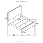 Baker Brown/Light Taupe Panel Bedroom Set