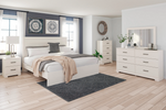 Stelsie White Panel Bedroom Set