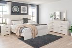 Stelsie White Panel Bedroom Set