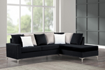 Cindy2 Black Reversible Sectional