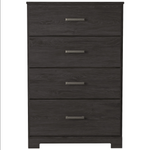 Belachime Black Panel Bedroom Set