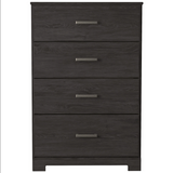 Belachime Black Panel Bedroom Set