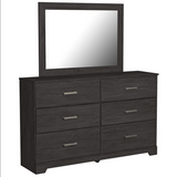 Belachime Black Panel Bedroom Set