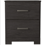 Belachime Black Panel Bedroom Set