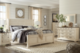 Bolanburg Two-tone Louvered Panel Bedroom Set