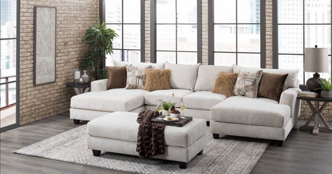 6000 Beige Sectional