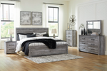 Bronyan Dark Gray Panel Bedroom Set