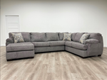 Brentwood Grey Linen Sectional