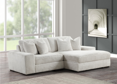 Sunday Beige 2PC Sectional