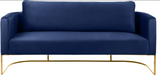 Casa Blue Velvet Sofa