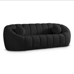 Elijah Black Boucle Fabric Sofa