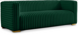 Ravish Green Velvet Sofa