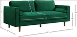 Emily Green Velvet Sofa