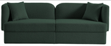 Marcel Green Boucle Fabric Sofa