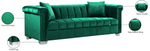 Kayla Green Velvet Sofa