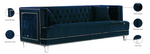 Lucas Blue Velvet Sofa