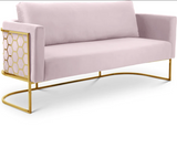 Casa Pink Velvet Sofa
