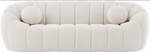 Elijah Cream Boucle Fabric Sofa