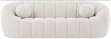 Elijah Cream Boucle Fabric Sofa