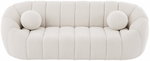 Elijah Cream Boucle Fabric Sofa