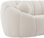 Elijah Cream Boucle Fabric Sofa