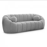 Elijah Grey Boucle Fabric Sofa