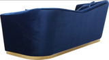 Arabella Blue Velvet Sofa