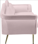 Lips Pink Velvet Sofa