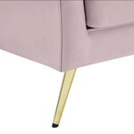 Lips Pink Velvet Sofa