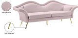 Lips Pink Velvet Sofa