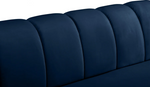 Beaumont Blue Velvet Loveseat